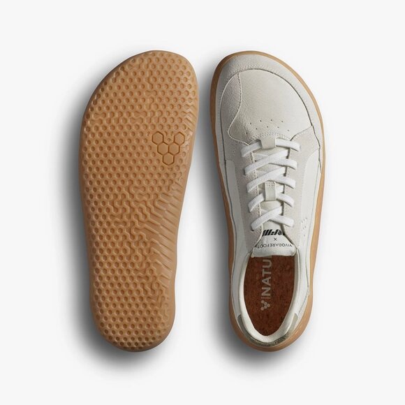 Vivobarefoot Womens Gobi II Premium Leather Sneaker in Dusty Green - Picture 8 of 13